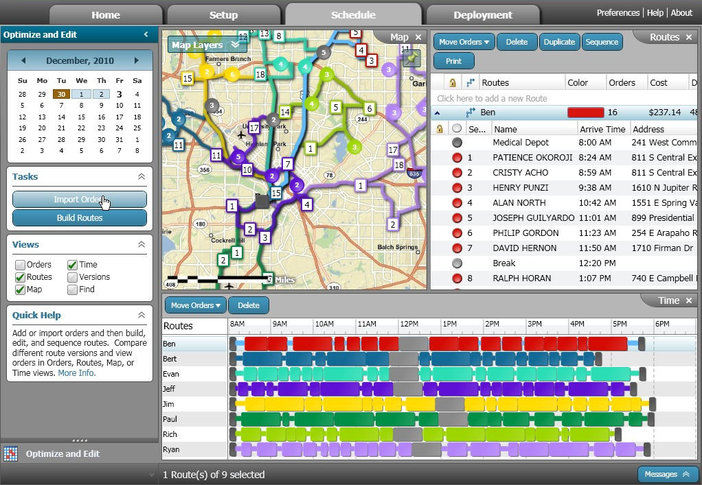 trip routing software